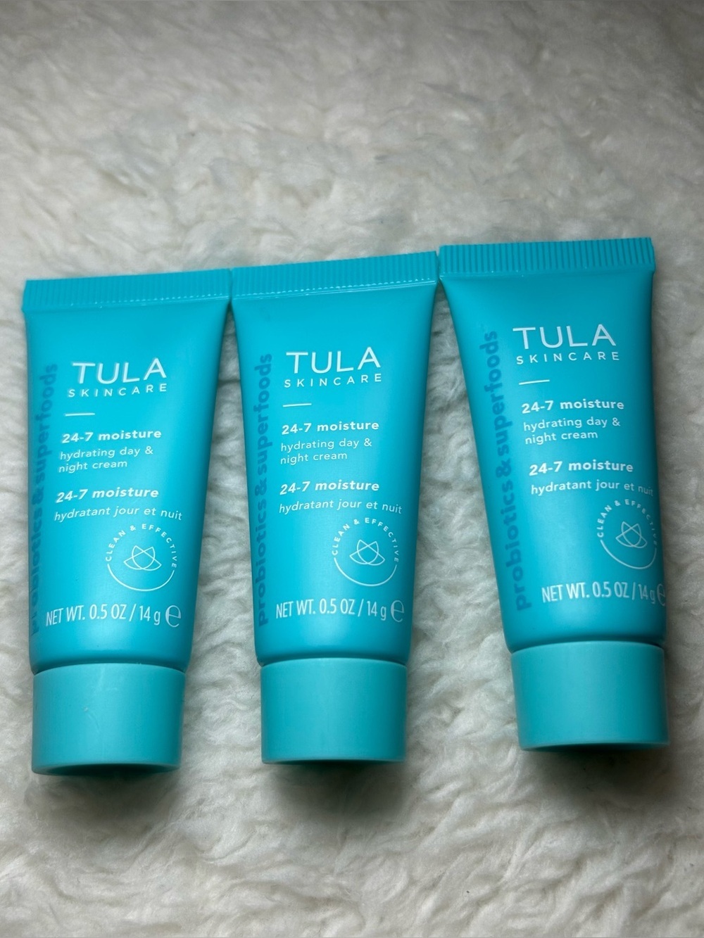 Tula 24/7 Moisture Hydrating Day & Night Cream NEW 3 Pack